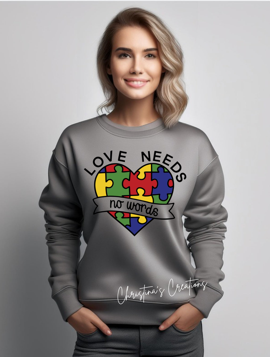 Women’s No Words Autism Sweater