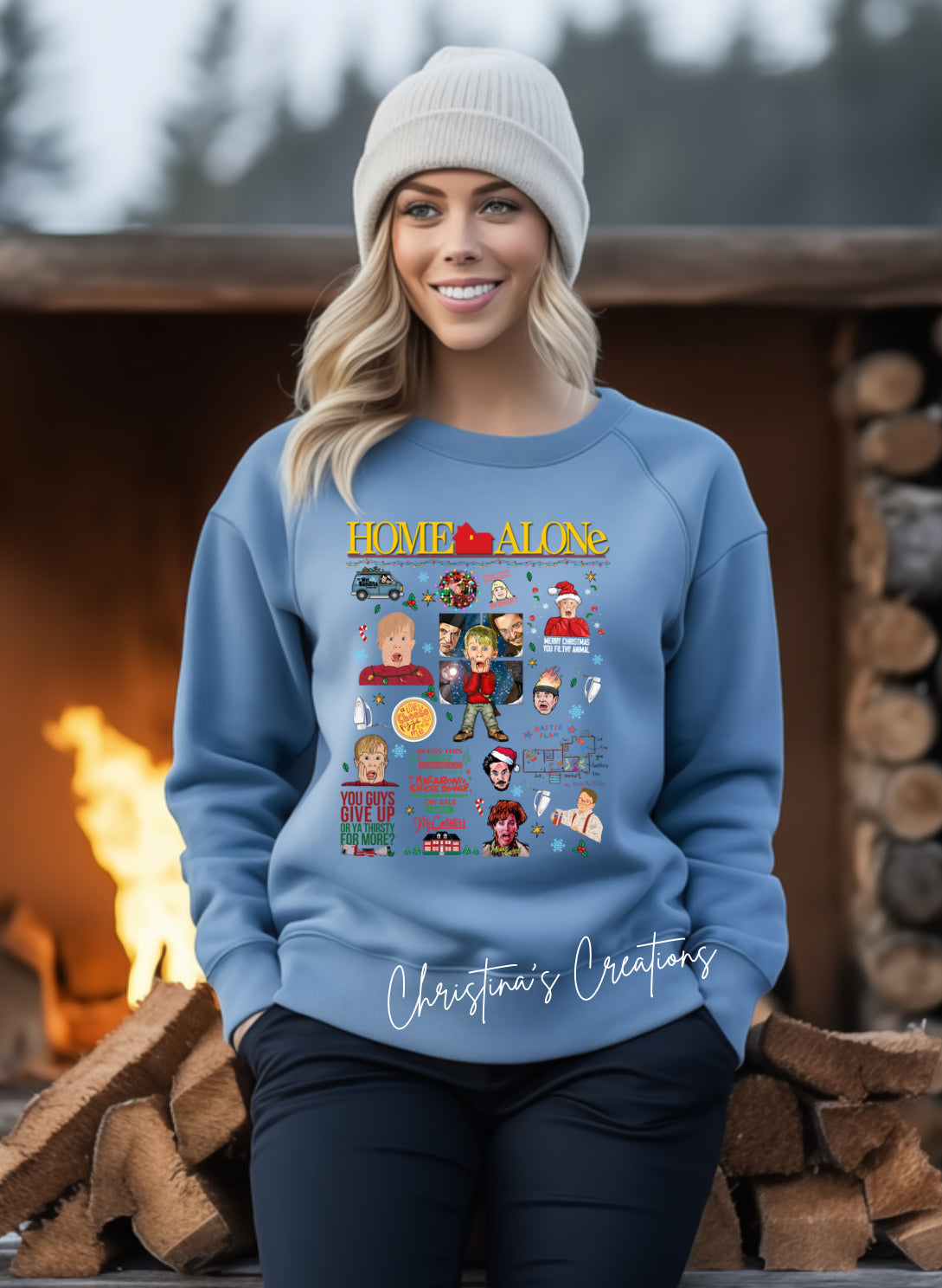Women’s Home alone sweater
