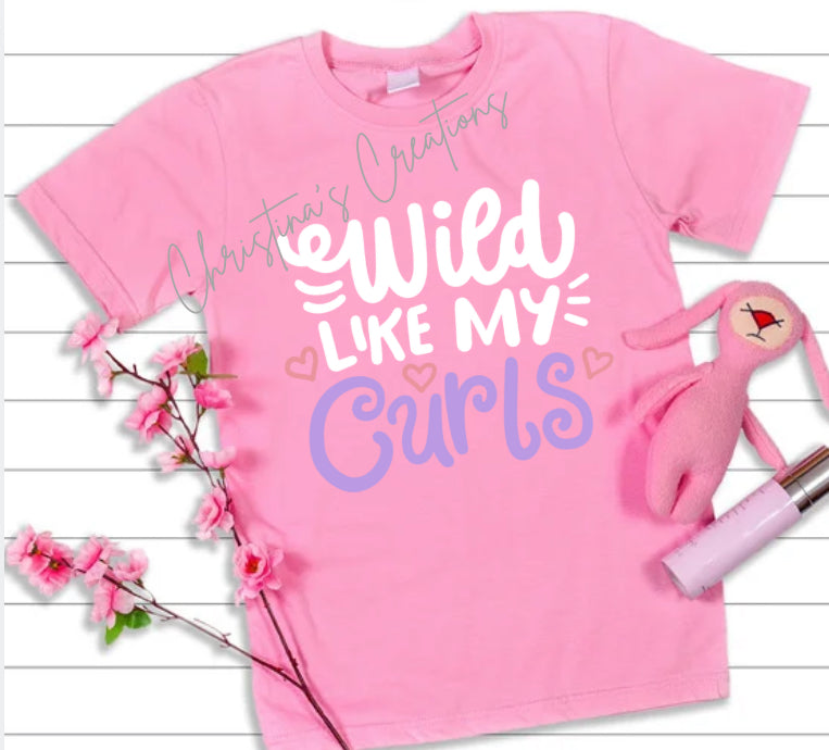Youth Girls Curls Tee
