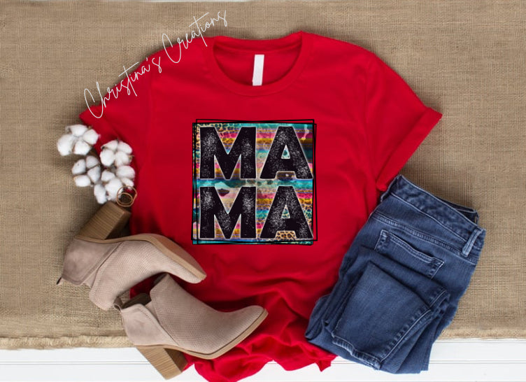Women’s Red MaMa Tee