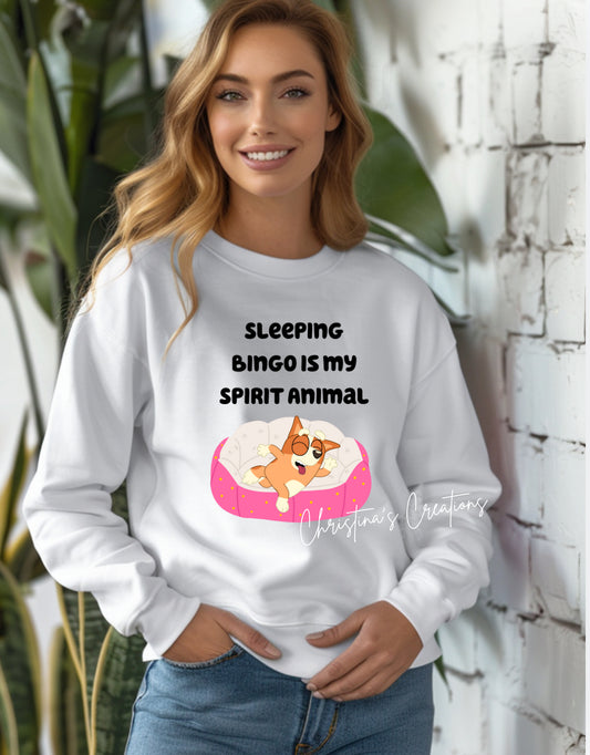 Women’s Sleeping Bingo Sweater
