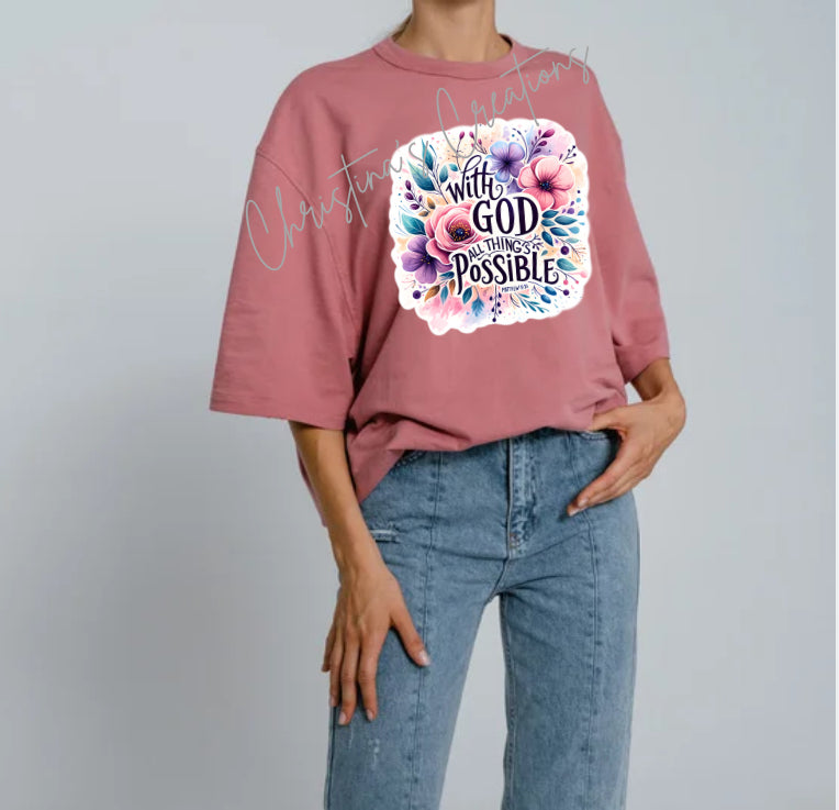 Women’s Pink God Tee
