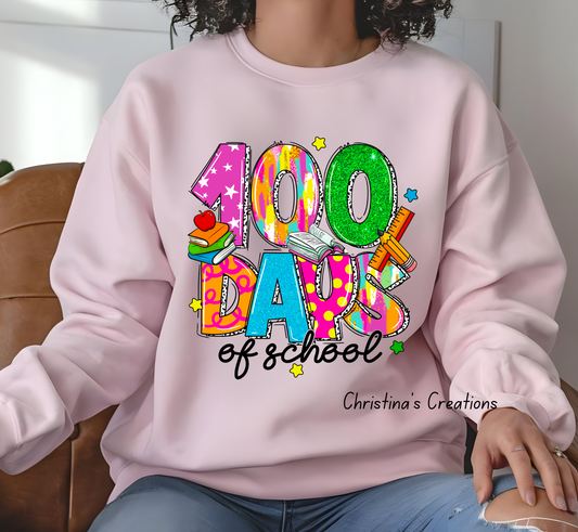 Women's Pink 100days sweater