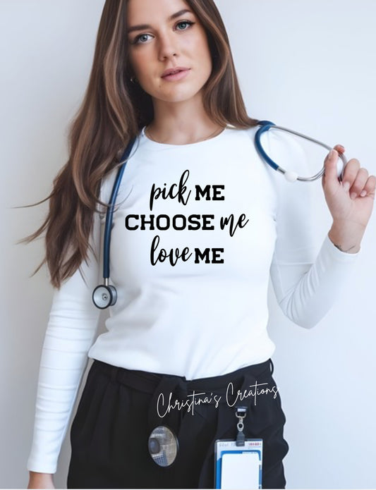 Women’s Pick me long sleeve Tee