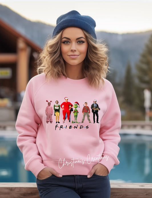 Women’s Pink Friends Sweater