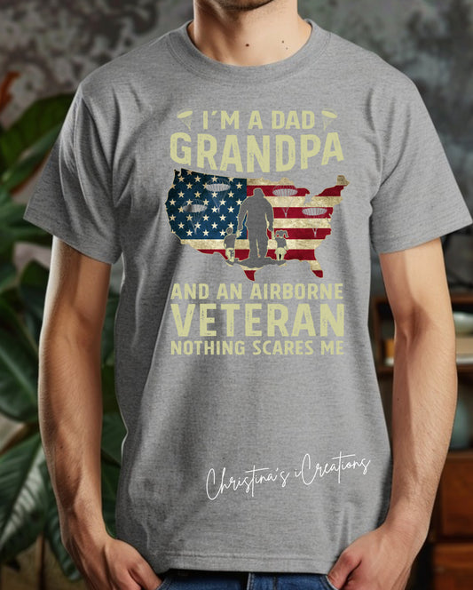 Men’s Dad,Veteran Tee