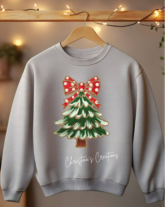 Women’s green tree Sweater