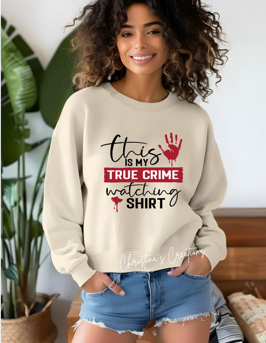 Women’s crime watching shirt