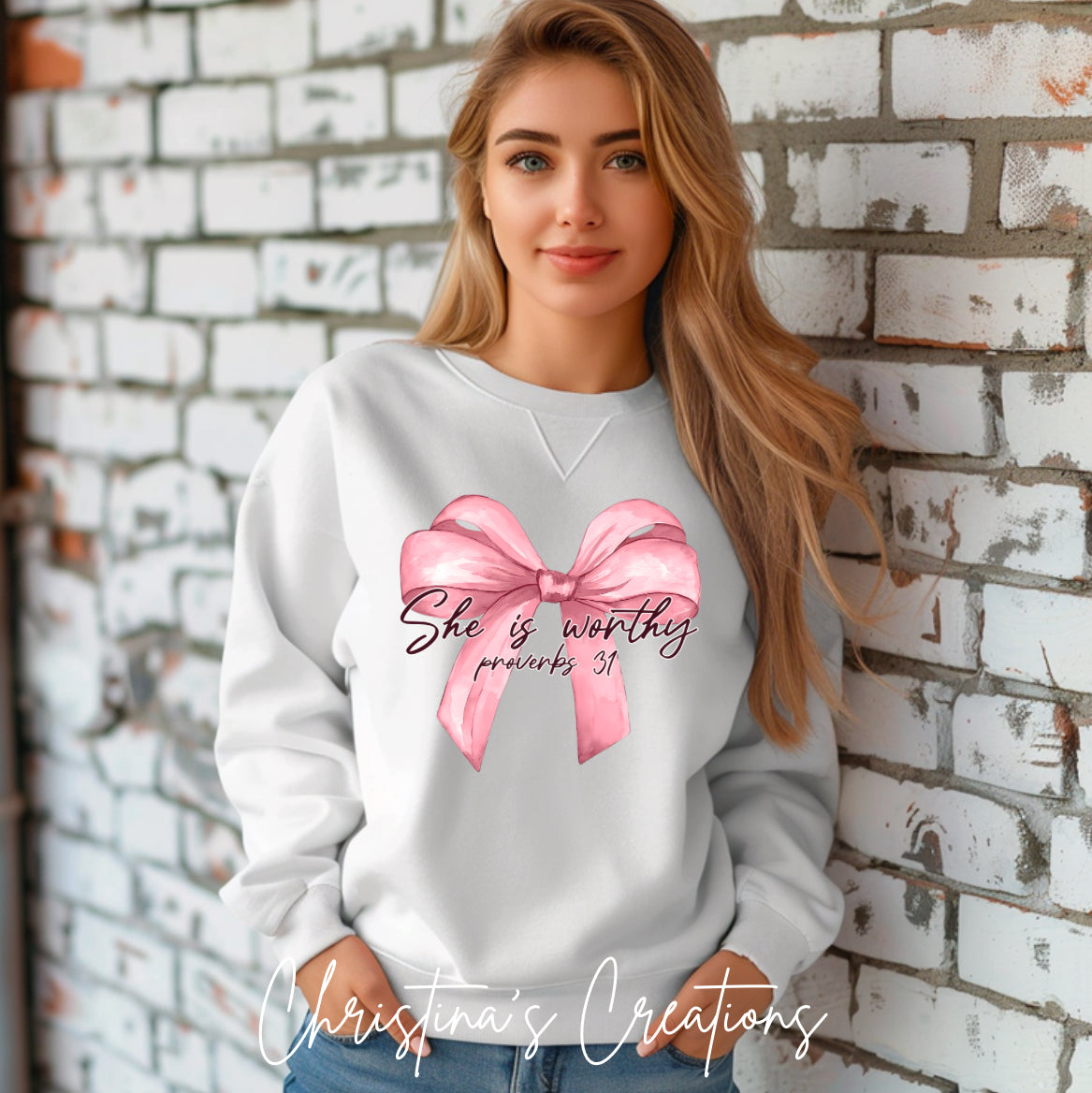 Women’s Pink Bow Sweater
