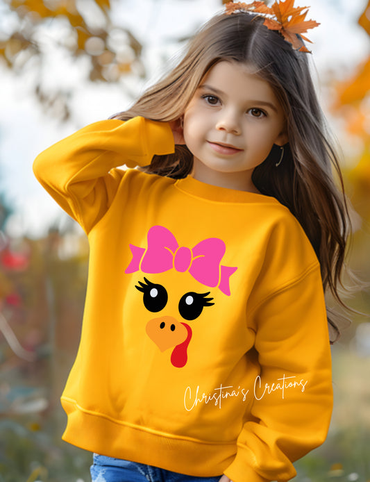 Kids Girl Turkey Sweater