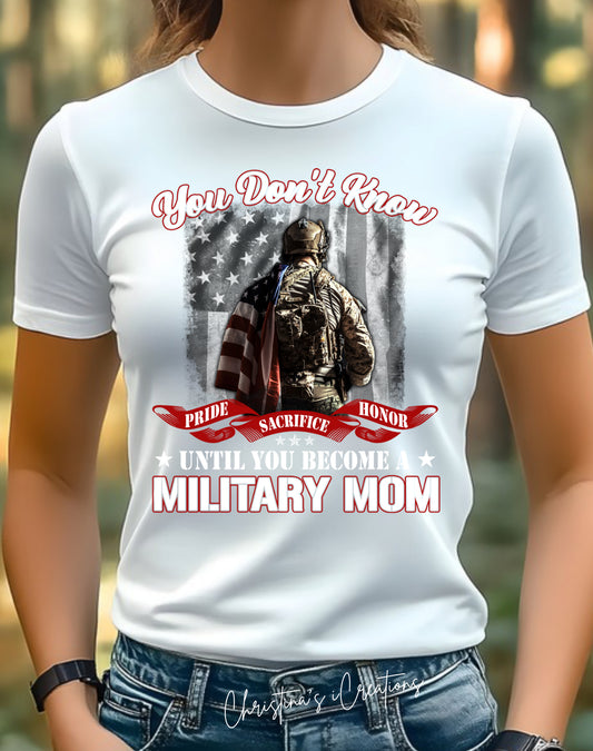 Women’s military mom Tee