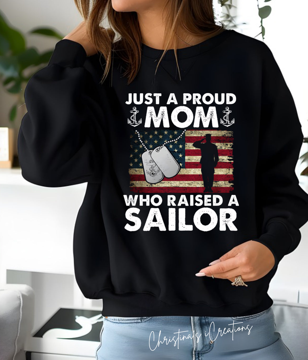 Women’s Sailor Mom Sweater